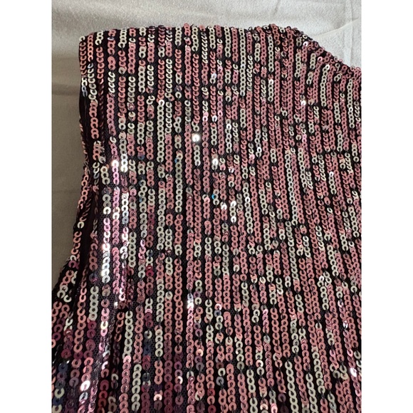 Reitman's Rock & Shine Pink Sequin Shift Dress – Medium (NWT) - Picture 4 of 12